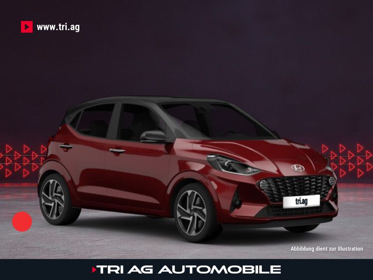 Hyundai i10 Trend 1.2 AMT Dragon Red Mineraleffekt