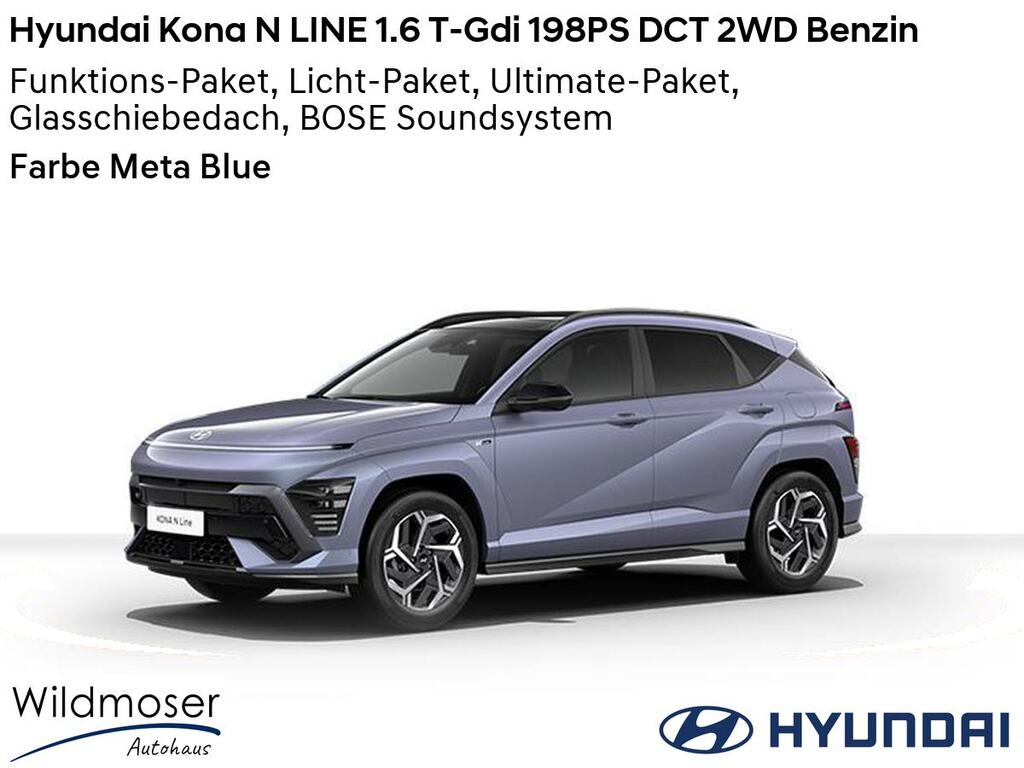 Hyundai Kona ❤️ N LINE 1.6 T-Gdi 198PS DCT 2WD Benzin ⏱ 5 Monate Lieferzeit ✔️ mit 5 Zusatz-Paketen