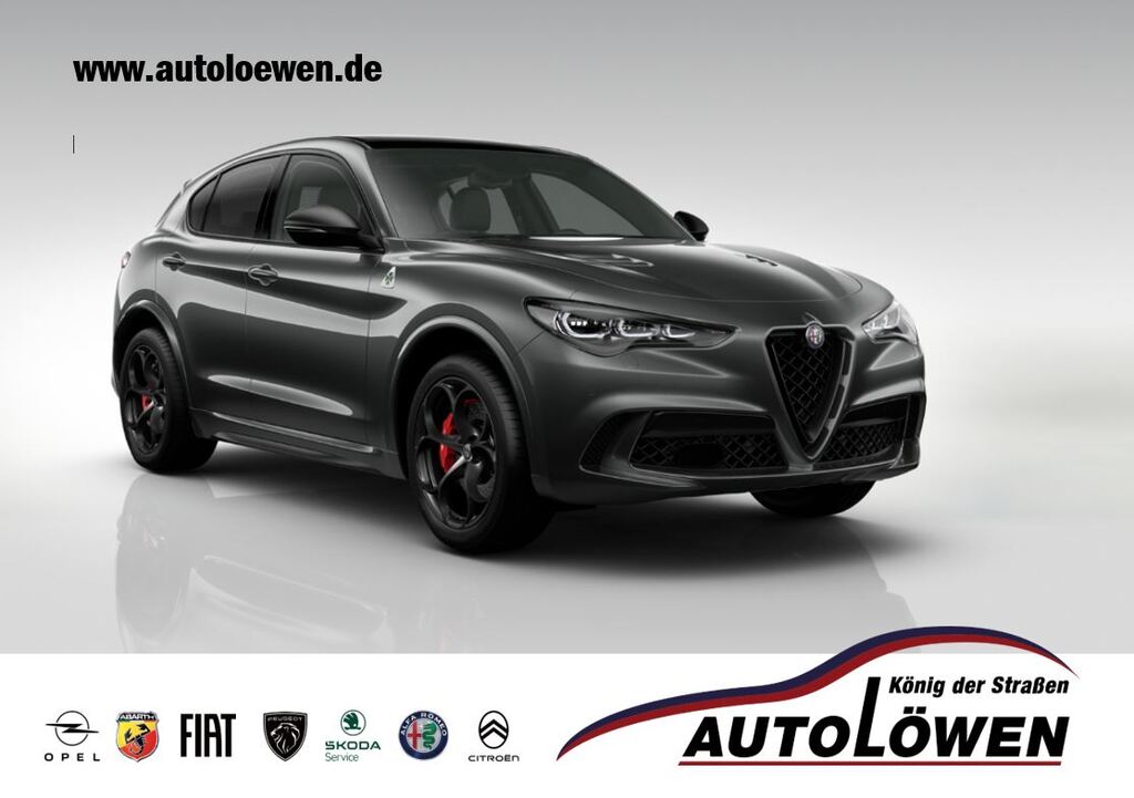 Alfa Romeo Stelvio Quadrifoglio mit Panoramadach, Lieferung im Juni!