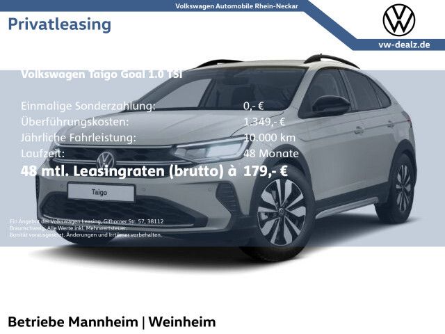 Volkswagen Taigo GOAL 1.0 TSI OPF