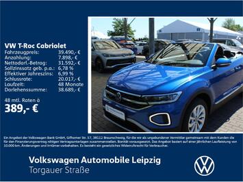 Volkswagen T-Roc Cabriolet Style 1.5 l TSI DSG*NAVI