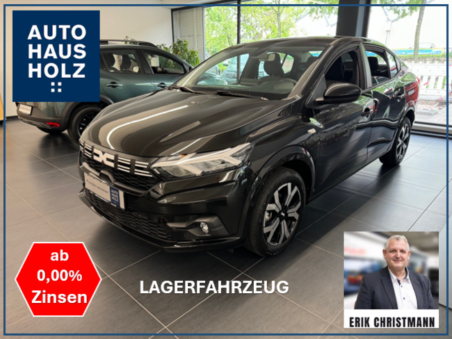 Dacia Logan Black Edition TCe 90 CVT 🚀🔍inkl. Full-Service - Bild 1