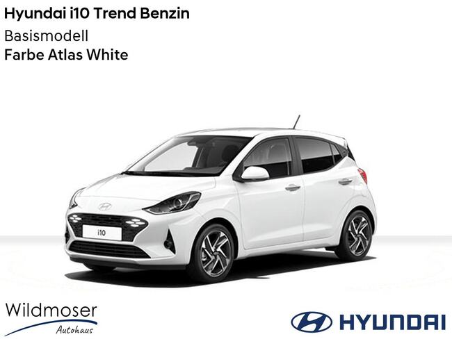 Hyundai i10 ❤️ Trend FL Benzin ⏱ 5 Monate Lieferzeit ✔️ Basismodell - Bild 1