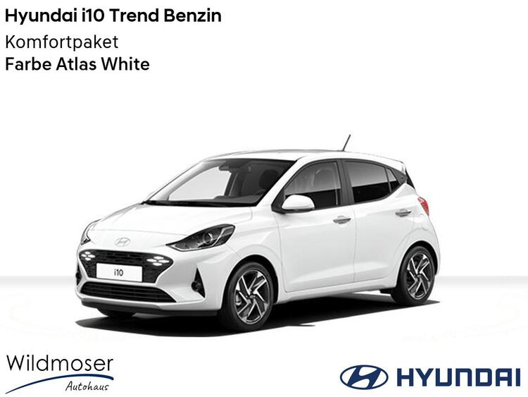 Hyundai i10 ❤️ Trend FL Benzin ⏱ 5 Monate Lieferzeit ✔️ mit Komfortpaket