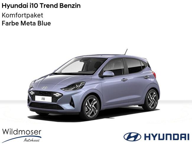 Hyundai i10 ❤️ Trend FL Benzin ⏱ 5 Monate Lieferzeit ✔️ mit Komfortpaket - Bild 1