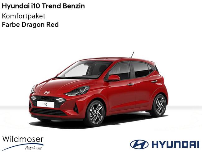 Hyundai i10 ❤️ Trend FL Benzin ⏱ 5 Monate Lieferzeit ✔️ mit Komfortpaket - Bild 1