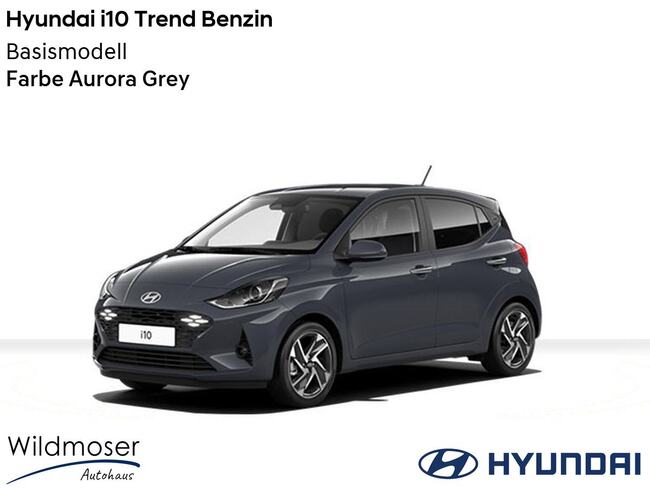 Hyundai i10 ❤️ Trend FL Benzin ⏱ 5 Monate Lieferzeit ✔️ Basismodell - Bild 1