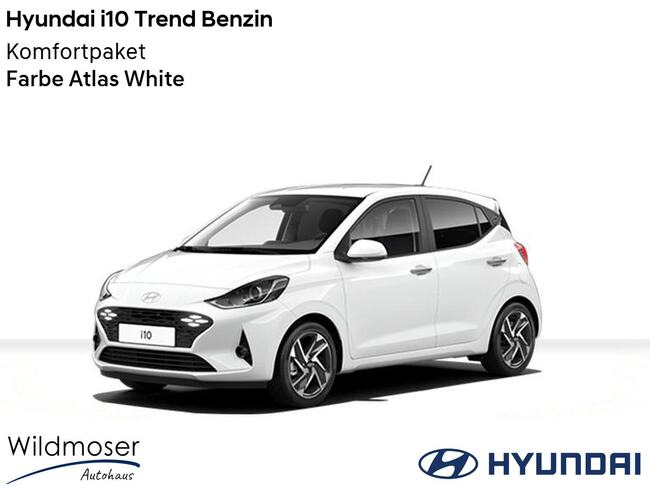 Hyundai i10 ❤️ Trend FL Benzin ⏱ 5 Monate Lieferzeit ✔️ mit Komfortpaket - Bild 1