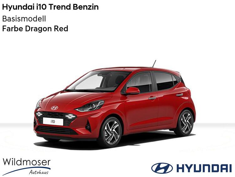 Hyundai i10 ❤️ Trend FL Benzin ⏱ 5 Monate Lieferzeit ✔️ Basismodell