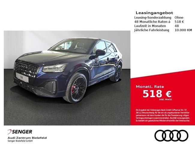 Audi Q2 S line 35 TFSI Panorama Navi Sitzheizung LED - Bild 1