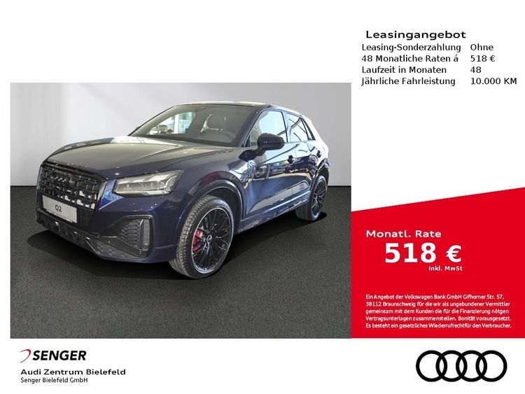 Audi Q2 S line 35 TFSI Panorama Navi Sitzheizung LED