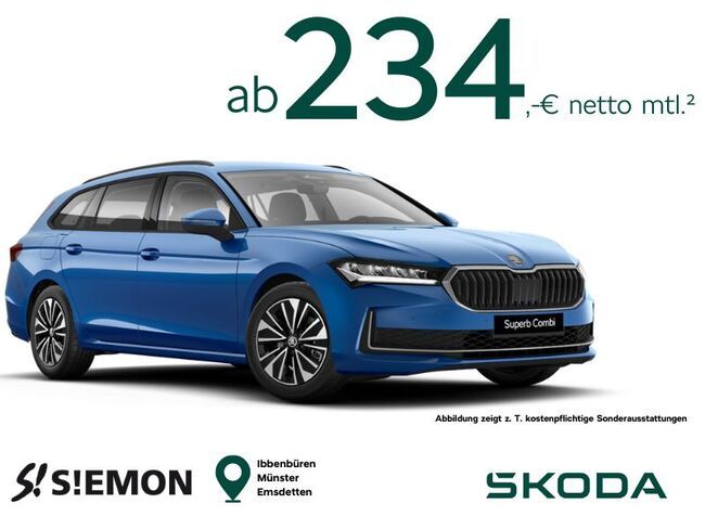 Skoda Superb Combi ✔️ 1,5 TSI mHEV ✔️ Selection ✔️ Energy Blau ✔️ - Bild 1