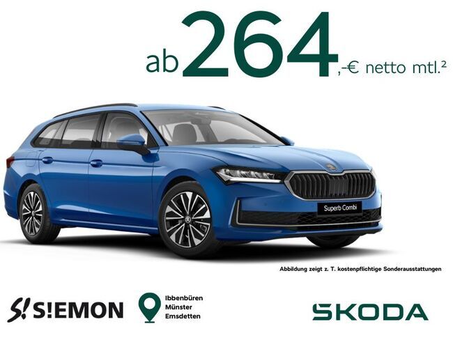 Skoda Superb Combi ✔️ 2.0 TDI 150 PS Automatik ✔️ Selection ✔️ Energy Blau ✔️ - Bild 1