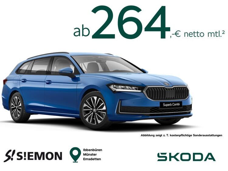 Skoda Superb Combi ✔️ 2.0 TDI 150 PS Automatik ✔️ Selection ✔️ Energy Blau ✔️