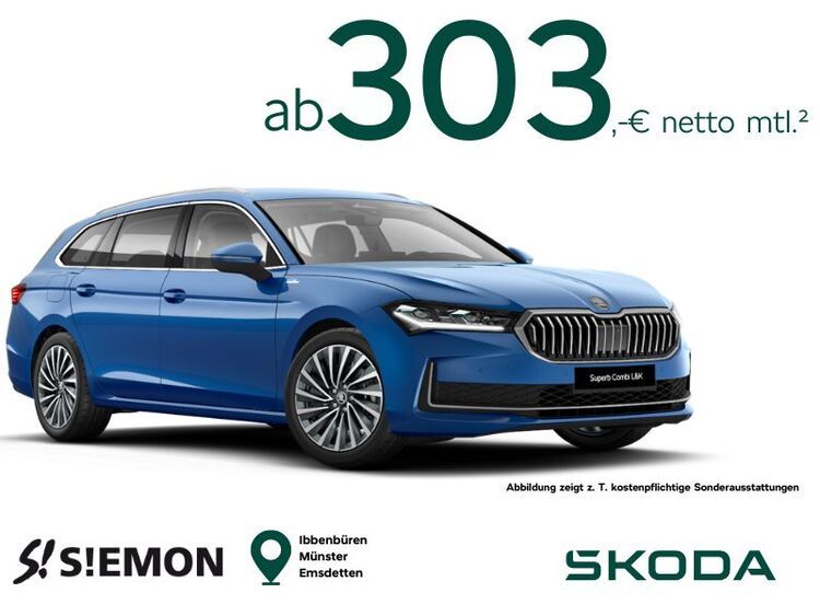 Skoda Superb Combi L&K Premium Ausstattung ✔️ 2.0 TDI 150 PS Automatik ✔️ Energy Blau ✔️