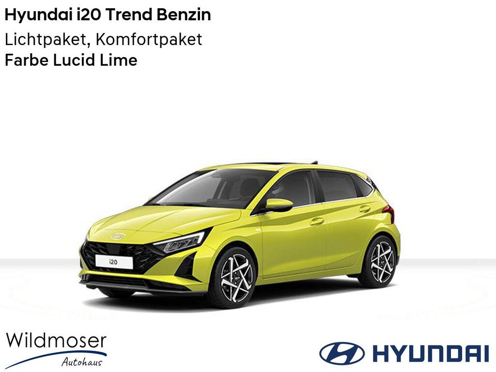 Hyundai i20 ❤️ Trend FL Benzin ⏱ 5 Monate Lieferzeit ✔️ mit 2 Zusatz-Paketen