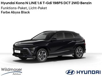 Hyundai Kona ❤️ N LINE 1.6 T-Gdi 198PS DCT 2WD Benzin ⏱ 5 Monate Lieferzeit ✔️ mit 2 Zusatz-Paketen