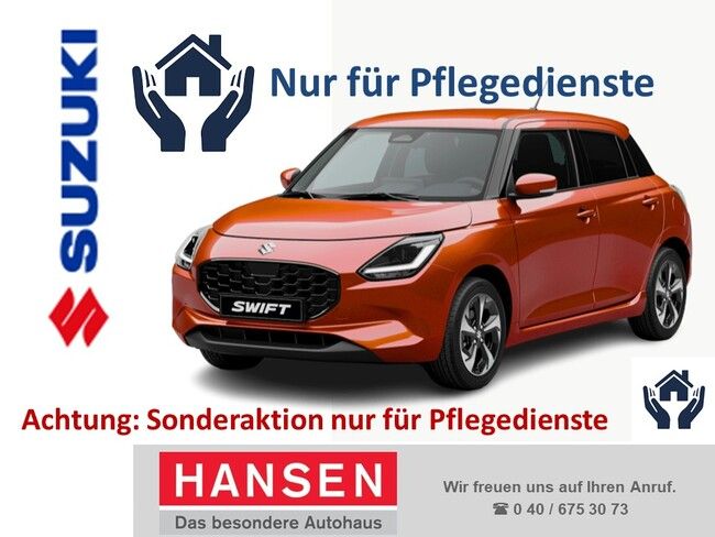 Suzuki Swift 1.2 Dualjet HYBRID Club Liefer- und Pflegedienste - Standort Hamburg - Bild 1