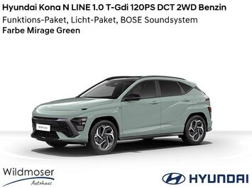 Hyundai Kona ❤️ N LINE 1.0 T-Gdi 120PS DCT 2WD Benzin ⏱ Sofort verfügbar! ✔️ mit 3 Zusatz-Paketen