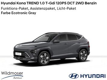 Hyundai Kona ❤️ TREND 1.0 T-Gdi 120PS DCT 2WD Benzin ⏱ Sofort verfügbar! ✔️ mit 3 Zusatz-Paketen