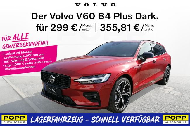 Volvo V60 B4 Plus Dark Benzin | Wartung & Verschleiß | für ALLE Gewerbetreibenden - Bild 1