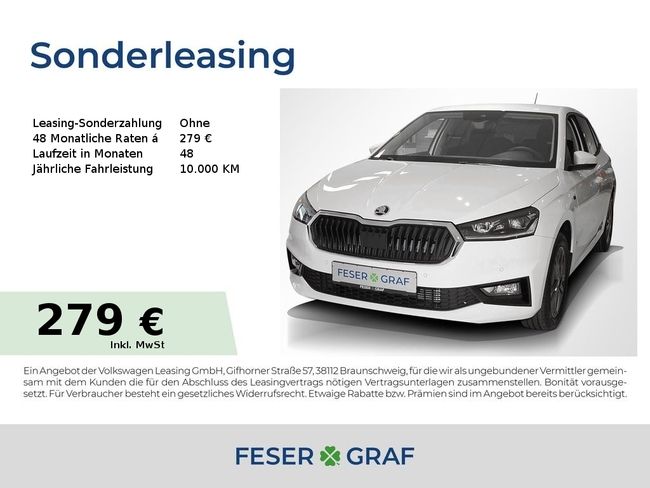 Skoda Fabia Drive 1,0 TSI KESSY,LED,SITZHEIZUNG, PDC+ - Bild 1