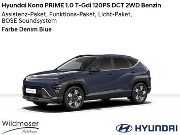 Hyundai Kona ❤️ PRIME 1.0 T-Gdi 120PS DCT 2WD Benzin ⏱ Sofort verfügbar! ✔️ mit 4 Zusatz-Paketen