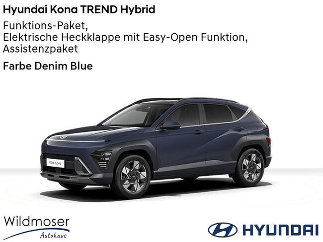 Hyundai Kona ❤️ TREND Hybrid ⏱ Sofort verfügbar! ✔️ mit 3 Zusatz-Paketen - Bild 1