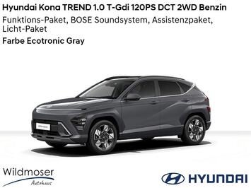 Hyundai Kona ❤️ TREND 1.0 T-Gdi 120PS DCT 2WD Benzin ⏱ Sofort verfügbar! ✔️ mit 4 Zusatz-Paketen