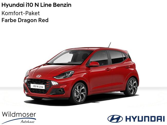 Hyundai i10 ❤️ N Line FL Benzin ⏱ 5 Monate Lieferzeit ✔️ mit Komfort-Paket - Bild 1