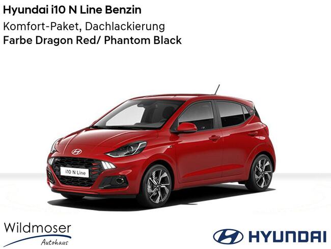 Hyundai i10 ❤️ N Line FL Benzin ⏱ 5 Monate Lieferzeit ✔️ mit 2 Zusatz-Paketen - Bild 1