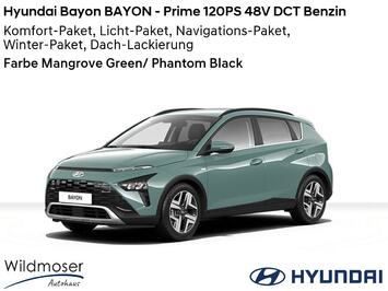 Hyundai BAYON ❤️ BAYON - Prime 120PS 48V DCT Benzin ⏱ 5 Monate Lieferzeit ✔️ mit 5 Zusatz-Paketen