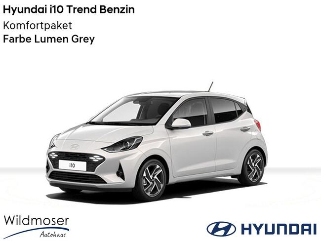 Hyundai i10 ❤️ Trend FL Benzin ⏱ Sofort verfügbar! ✔️ mit Komfortpaket - Bild 1