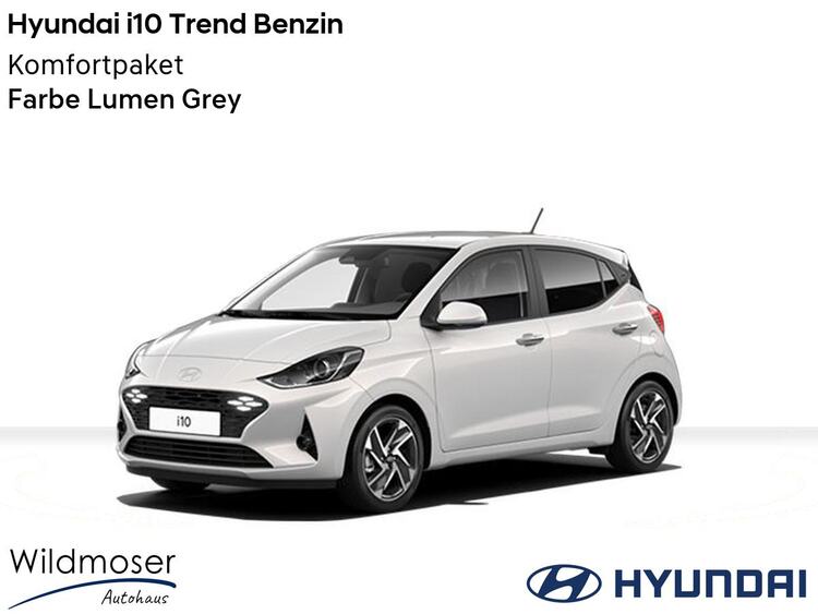 Hyundai i10 ❤️ Trend FL Benzin ⏱ Sofort verfügbar! ✔️ mit Komfortpaket