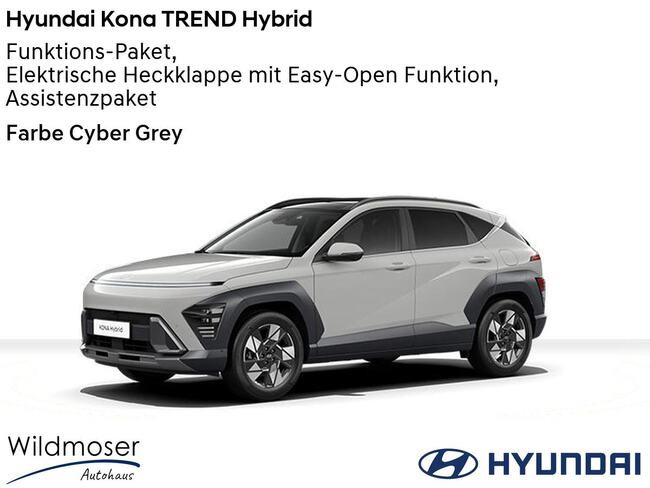 Hyundai Kona ❤️ TREND Hybrid ⏱ Sofort verfügbar! ✔️ mit 3 Zusatz-Paketen - Bild 1