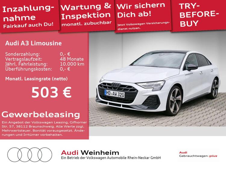 Audi A3 Limousine S line 35 TFSI S tronic Navi MatrixLED