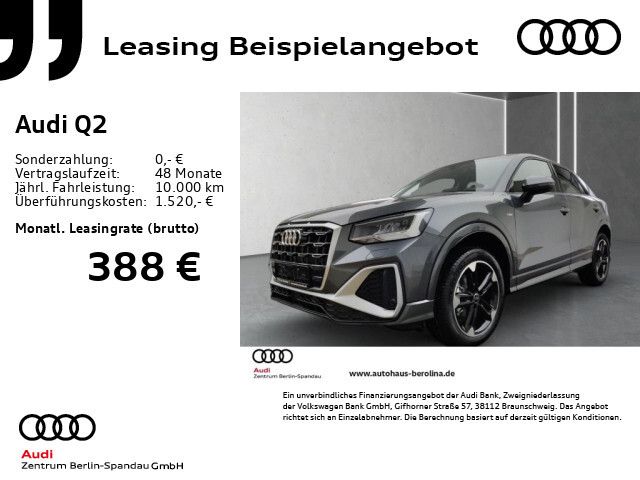 Audi Q2 35 TFSI S line S tr. *AHK*PDC+*R-CAM*Virt.C+* - Bild 1