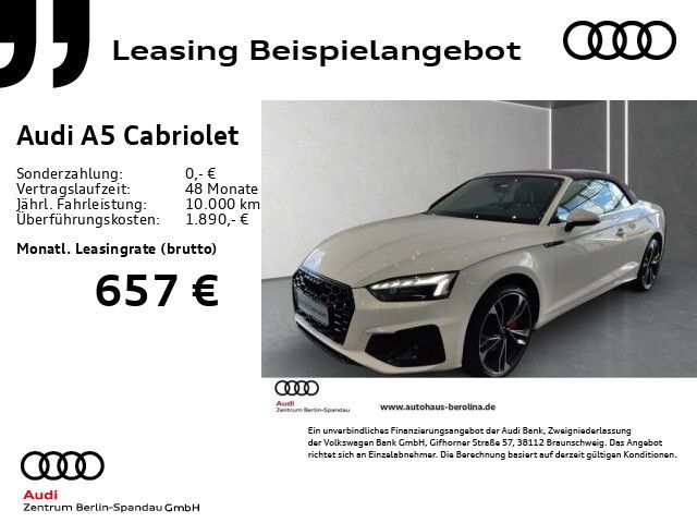 Audi A5 Cabrio 45 TFSI qu. S line S tr. *MATRIX*B&O* - Bild 1