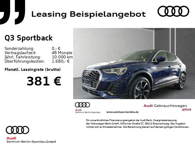 Audi Q3 35 TFSI S tronic *NAV+*LED*Virt.C+*