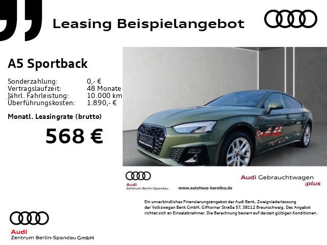 Audi A5 Sportback 45 TFSI qu. S line S tr. *PANO*HuD* - Bild 1