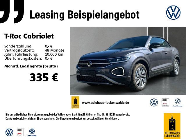 Volkswagen T-Roc Cabriolet 1.5 TSI Move DSG *IQ.MATRIX*NAV*