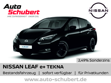 Nissan Leaf e+ Tekna 62KWh BlackMetallic - Sofort Verfügbar - Sonderzins 2,49%