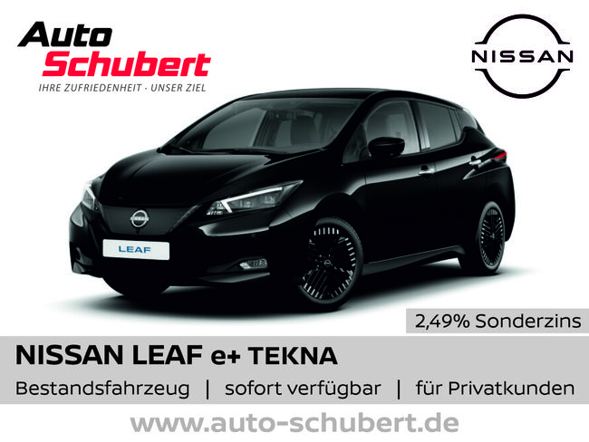 Nissan Leaf e+ Tekna 62KWh BlackMetallic - Sofort Verfügbar - Sonderzins 2,49% - Bild 1