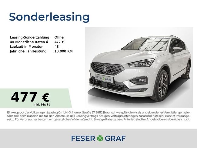 Seat Tarraco 1.5 TSI FR DSG LED/AHK/NAVI/SHZ - Bild 1