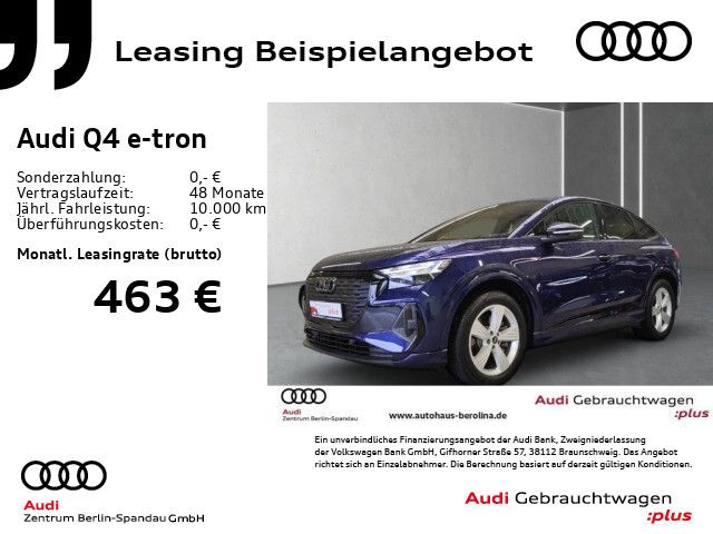 Audi Q4 e-tron 45 Sportback qu. S line *MATRIX*AHK* - Bild 1