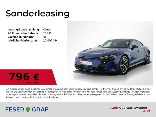 Audi e-tron GT Matrix/Dynamik plus/HuD/ACC/20 Zoll - Bild 1