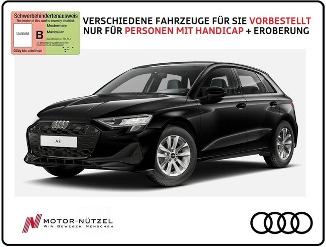 Audi A3 30 TFSI ** MENSCHEN MIT HANDICAP + FREMDFABRIKAT** - Bild 1