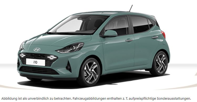 Hyundai i10 Automatik*Trend*Notbremsassistent*Navigationssystem*Rückfahrkamera*Klima*