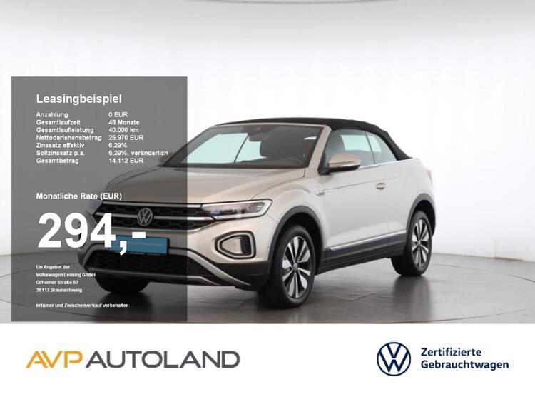 Volkswagen T-Roc Cabriolet 1.0 TSI MOVE | NAVI | LED | AHK