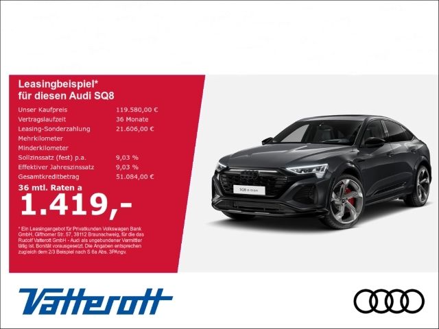 Audi SQ8 e-tron Sportback AHK HUD DigMatrix Pano - Bild 1